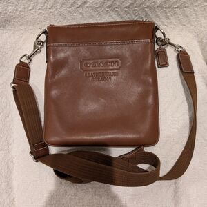 Coach Brown Leather Crossbody Bag